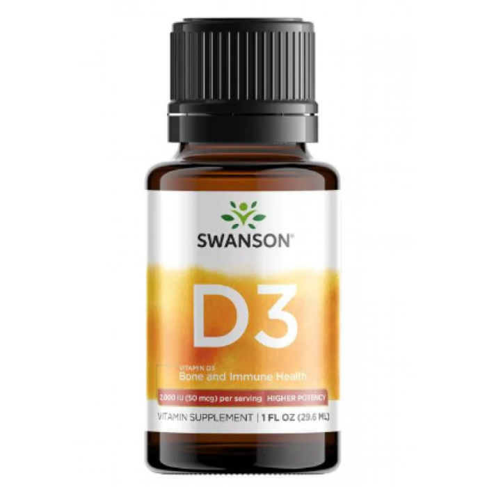 Вітамін D3 для здоров'я кісток та імунітету 2000 МО (50 мкг) - 1 рідка рідина (29,6 мл)