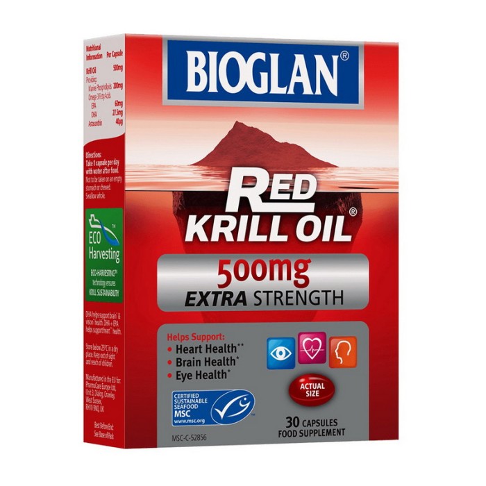 Олія червоного криля Bioglan Extra Strength 500 мг (30 капсул)