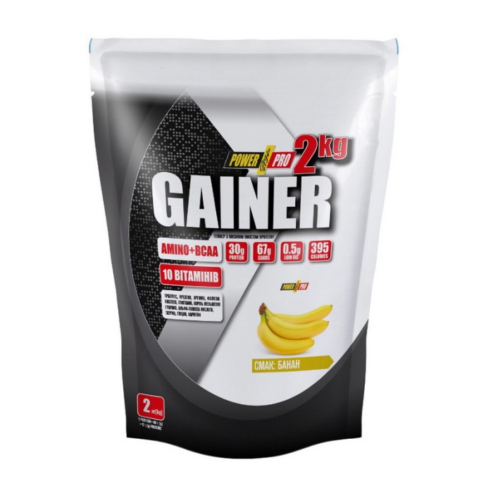 Power Pro Gainer + Amino + BCAA (2 кг, банан)