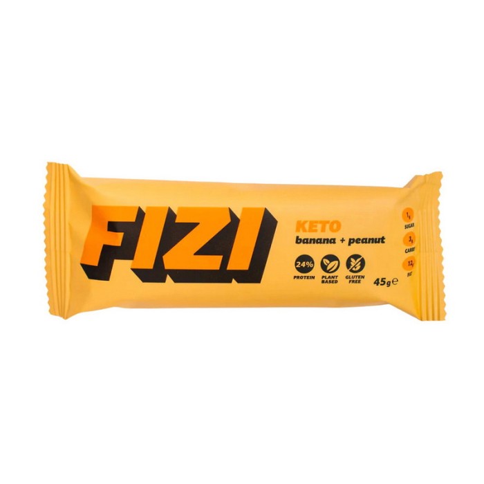 Fizi Fizi Keto Protein Bar (45 г, банан + арахіс)