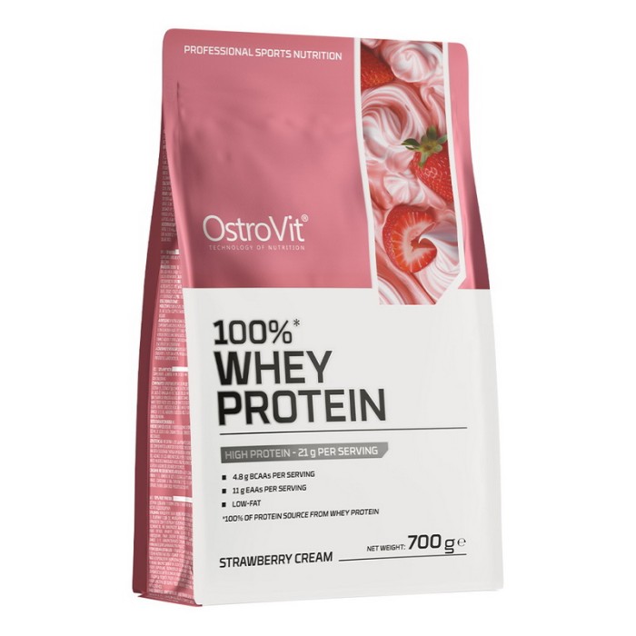 OstroVit 100% Whey Protein (700 g, strawberry cream)