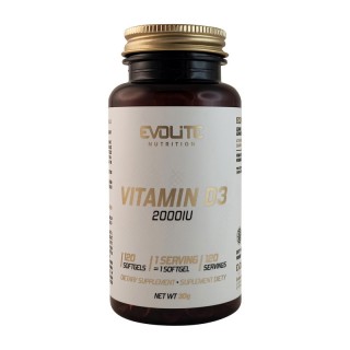Evolite Nutrition Vitamin D3 2000 МО (120 sgels)