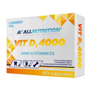 Вітамін D3 All Nutrition 4000 МО (60 капсул)