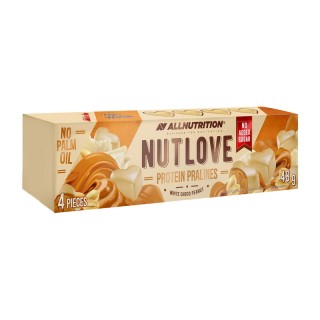 All Nutrition Nutlove Protein Pralines (4*12 г, белый шоколад с арахисом)