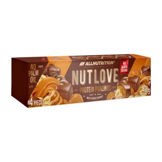 Протеиновые конфеты All Nutrition Nutlove (4*12 г, молочный шоколад с арахисом)