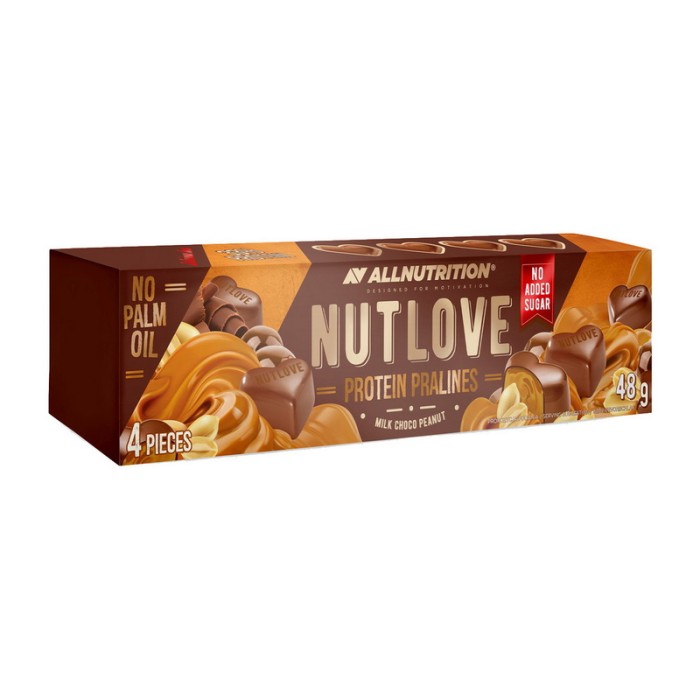 Протеїнові праліне All Nutrition Nutlove (4*12 г, молочний шоколад з арахісом)
