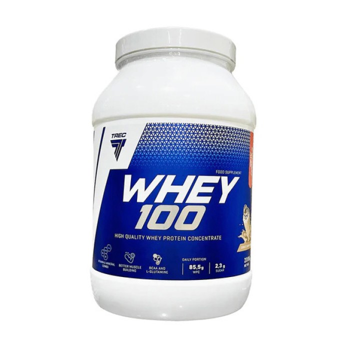TREC nutrition Whey 100 (2 kg, cappuccino)