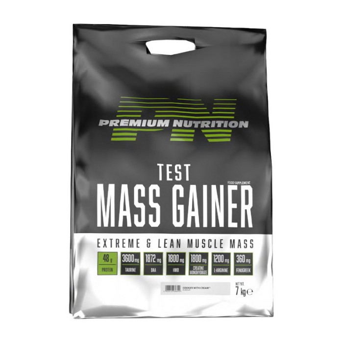 Premium Nutrition Test Mass Gainer (7 кг, шоколадно-золотистый)