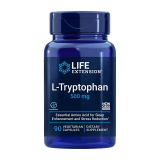 Life Extension L-Триптофан 500 мг (90 растительных капсул)