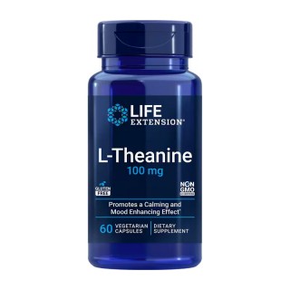 Life Extension L-теанин 100 мг (60 растительных капсул)