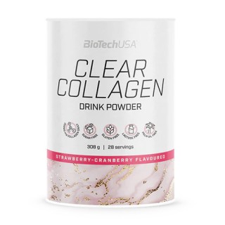 BioTech Clear Collagen (350 г, полуниця - журавлина)