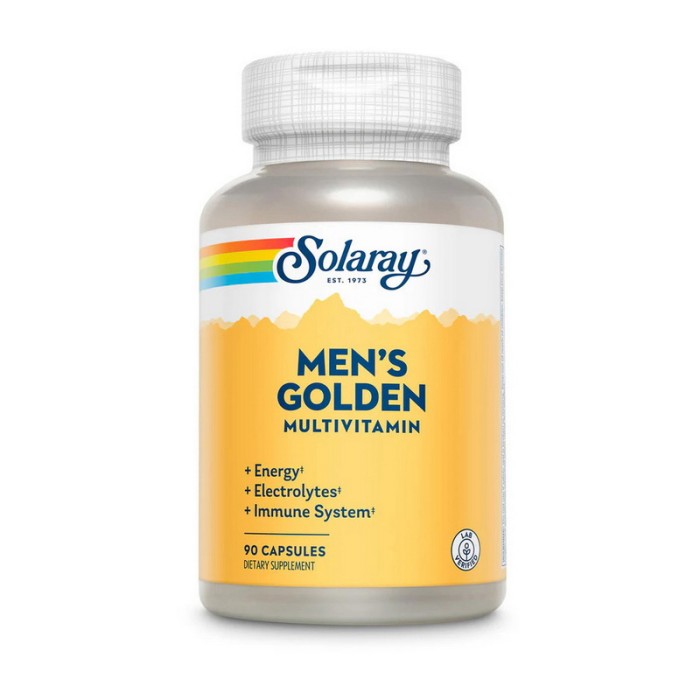 Solaray Men`s Golden Multivitamin (90 капсул)