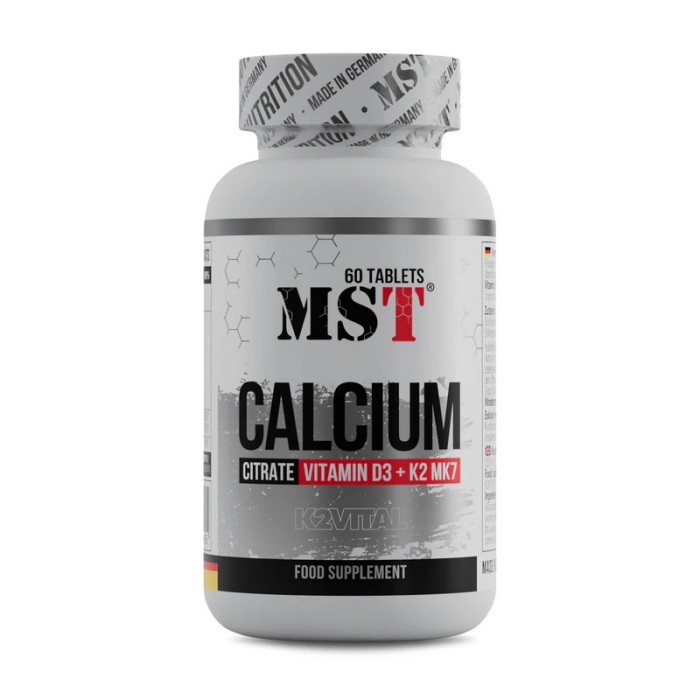 MST Calcium Citrate Vitamin D3 + K2MK7 (60 tab)