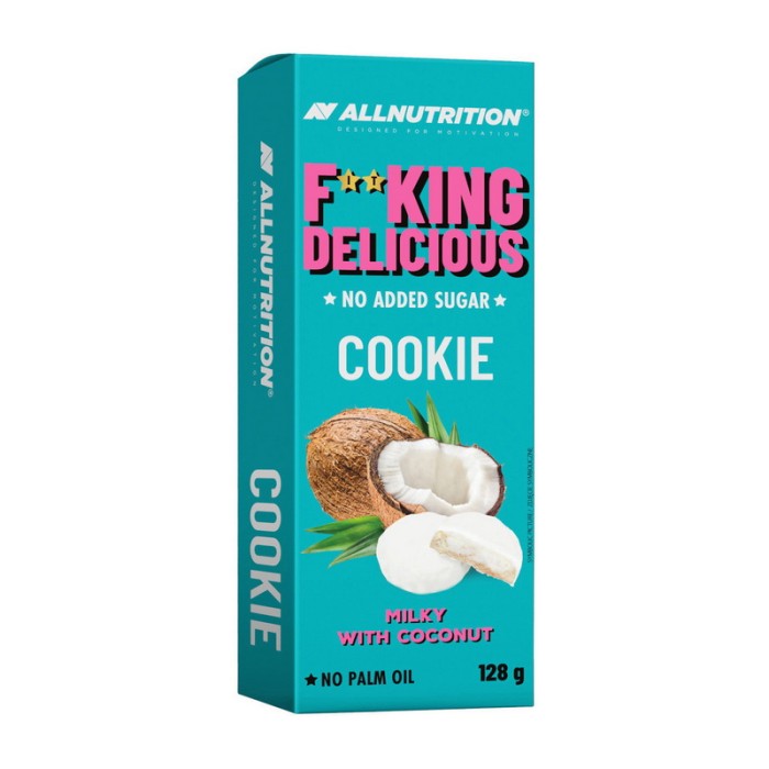Печиво All Nutrition Fit King Delicious (128 г, молочне з кокосом)