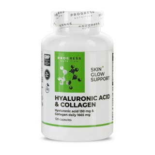 Прогресс Nutrition Hyaluronic Acid & Collagen (120 caps)