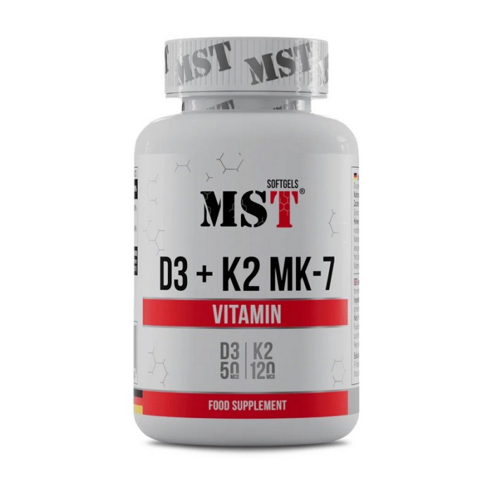 MST Vitamin D3 + K2 MK-7 (60 sgels)