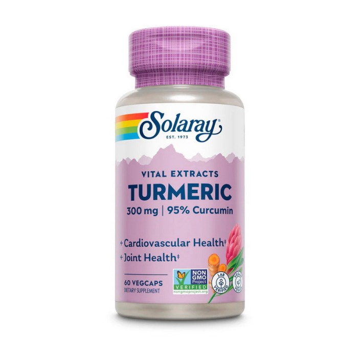 Solaray Turmeric 300 mg (60 veg caps)