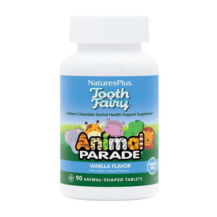 Natures Plus Animal Parade Tooth Fairy (90 таблеток в форме животных, ваниль)