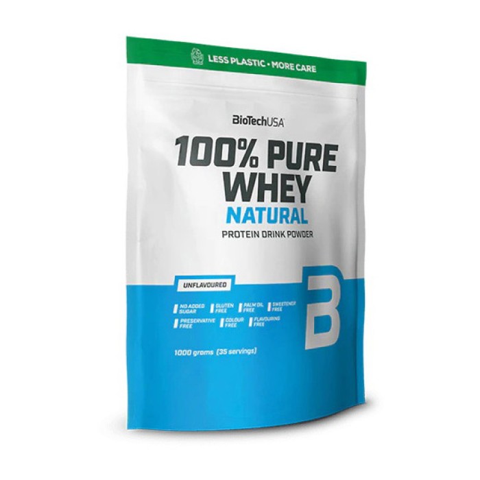 BioTech 100% Pure Whey Natural (1 кг, без смаку)