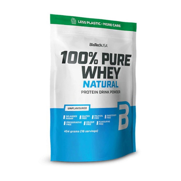 BioTech 100% Pure Whey Natural (454 г, без смаку)