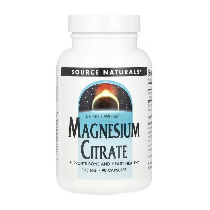 Source Naturals Magnesium Citrate (90 caps)