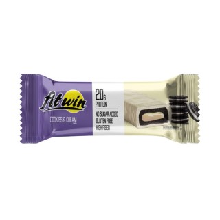 FitWin Fitwin Bar No Sugar Added (60 g, cookies & cream)