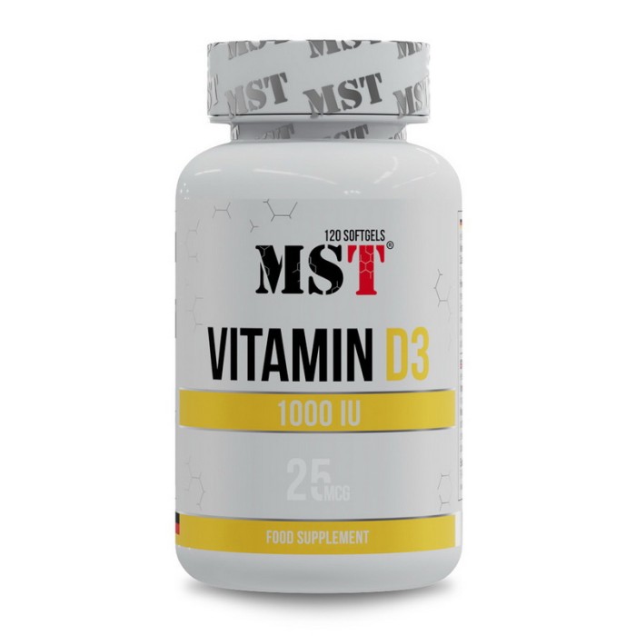 MST Vitamin D3 1000 IU (25 mcg) (120 softgels)