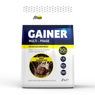 FitWin Gainer Multi-Phase (1,5 кг, молочный шоколад)
