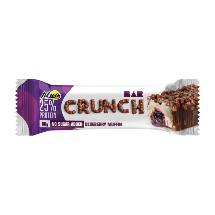 FitWin Crunch Bar No Sugar Added (50 g, blueberry muffin)