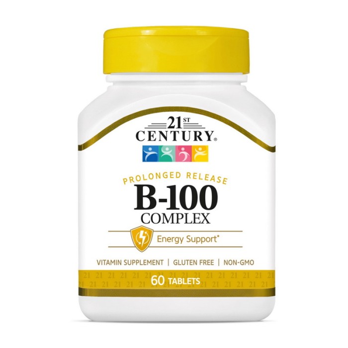Комплекс B-100 21-го століття (60 таблеток)