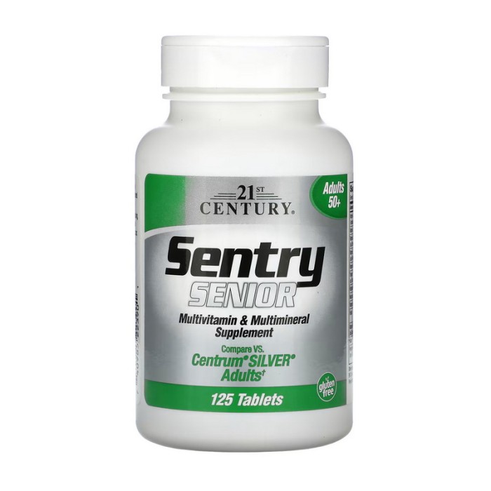 21st Century Sentry для людей похилого віку (50+) (125 таблеток)