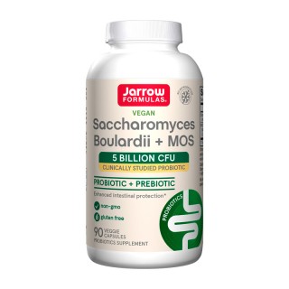 Jarrow Formulas Saccharomyces Boulardii + MOS (90 рослинних капсул)