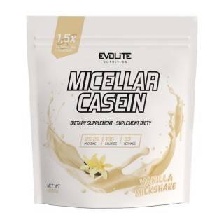 Evolite Nutrition Міцелярний казеїн (1 кг, ванільний молочний коктейль)