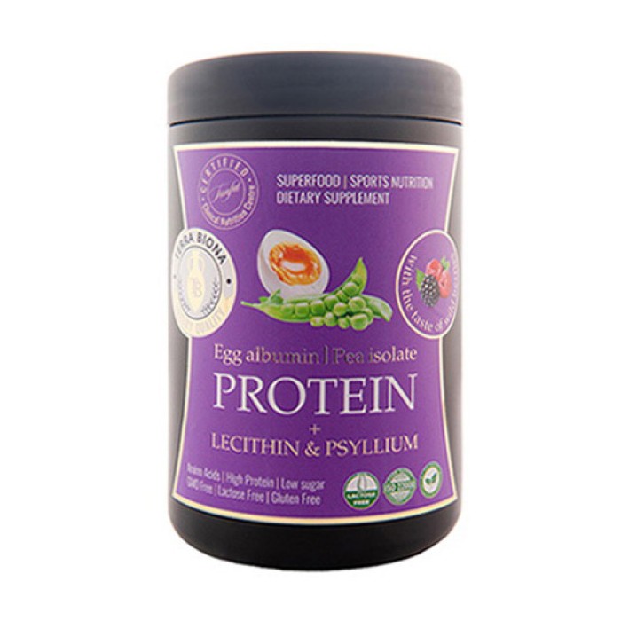 Terra Biona Pea Isolate Protein + Lecithin & Psyllium (700 г, лісові ягоди)