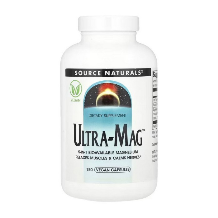 Source Naturals Ultra-Mag (180 veg caps)