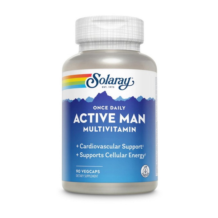 Solaray Active Man Multivitamin (90 veg caps)
