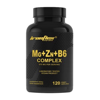 Комплекс IronFlex Mg+Zn+B6 375 мг (120 рослинних капсул)