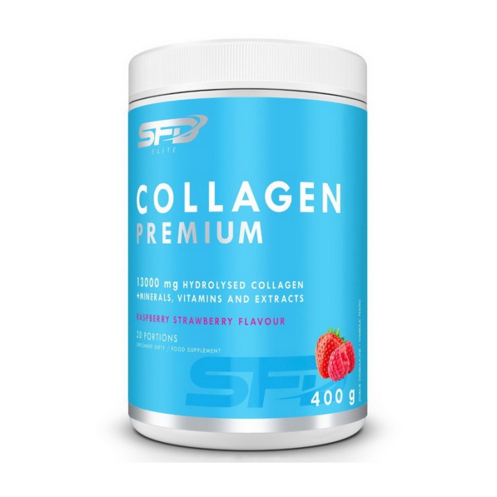 SFD Collagen Premium (400 г, малина-клубника)