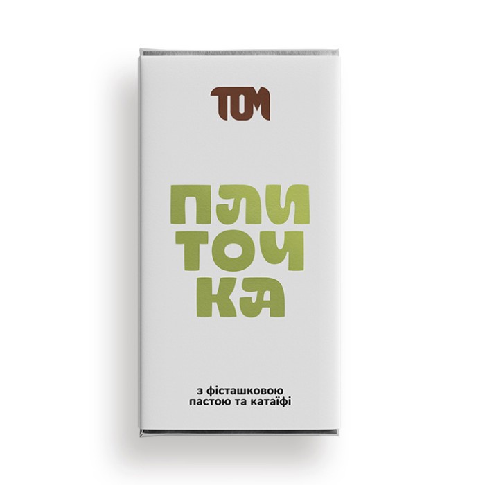 TOM peanut butter Плиточка с фисташковой пастой и катаифи (100 g)