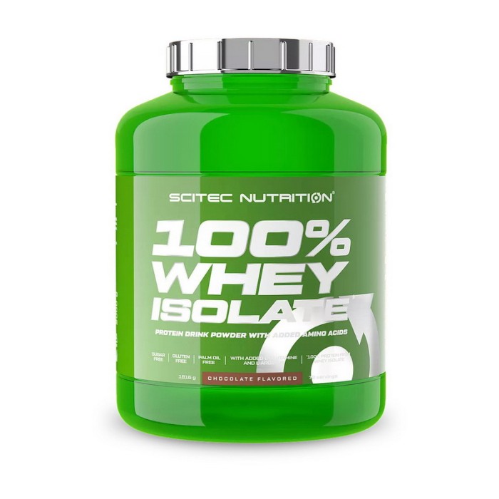 Scitec Nutrition 100% Whey Protein Isolate (1,81 кг, малина)