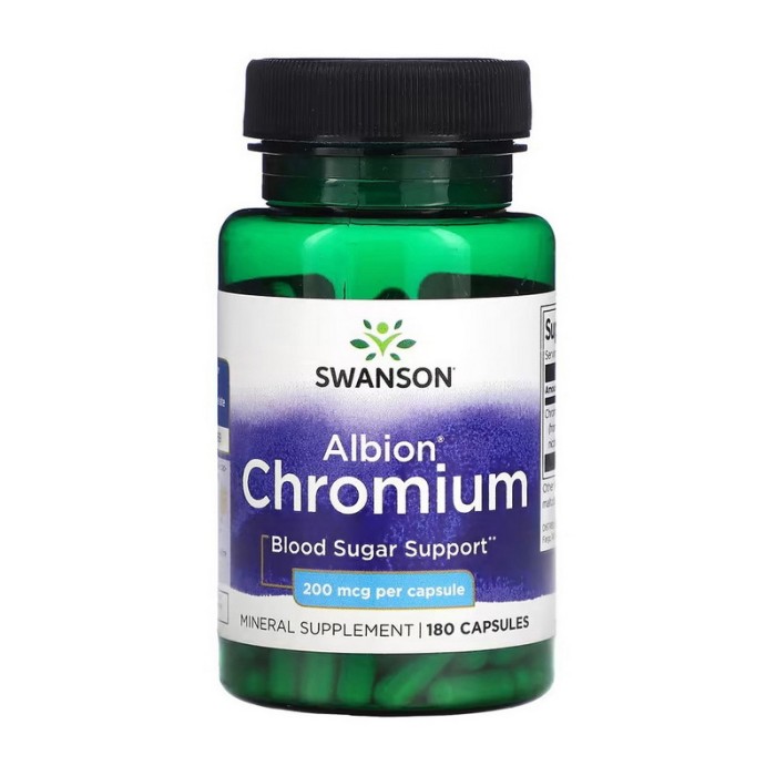 Swanson Albion Хром 200 мкг (180 капсул)