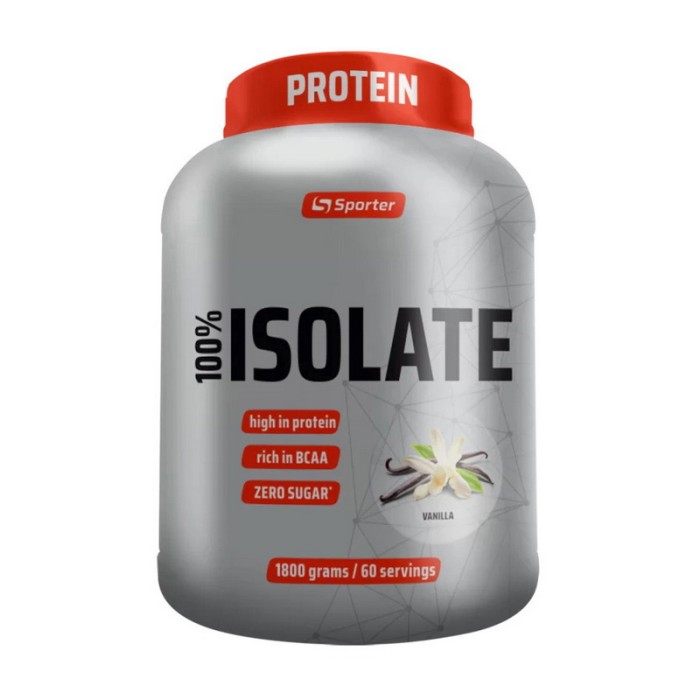 Sporter 100% Isolate (1,8 кг, ваниль)