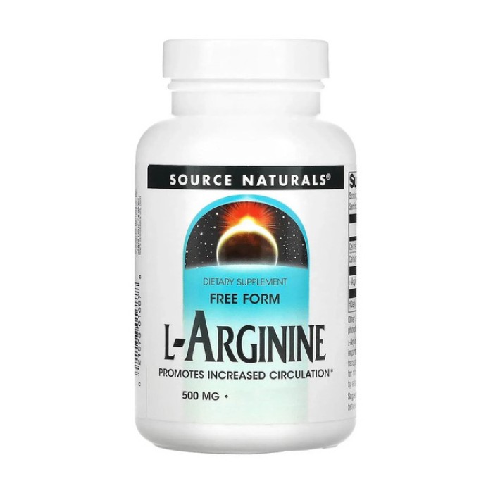 L-аргінін Source Naturals 500 мг (50 таблеток)