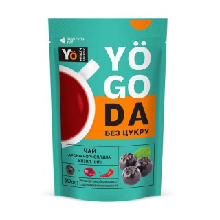 Yogoda Yogoda Tea Sugar Free (50 g, арония черноплодная, кизил, чили)