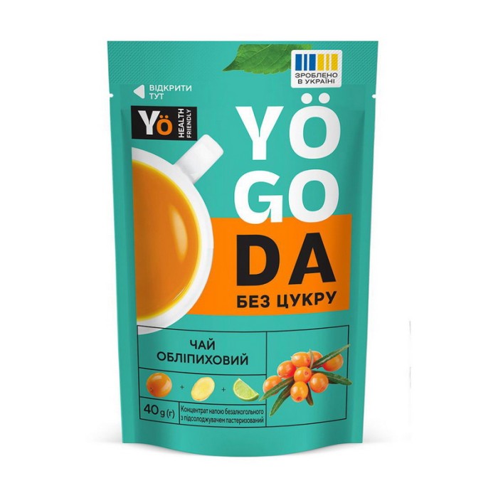 Yogoda Yogoda Tea Sugar Free (40 g, обліпиха)