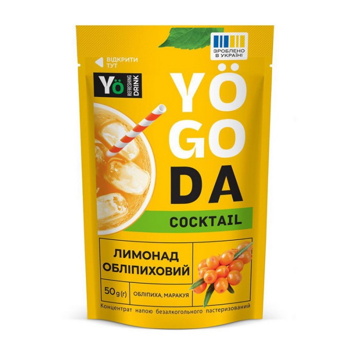 Yogoda Yogoda Коктейль (50 g, облепиха, маракуя)