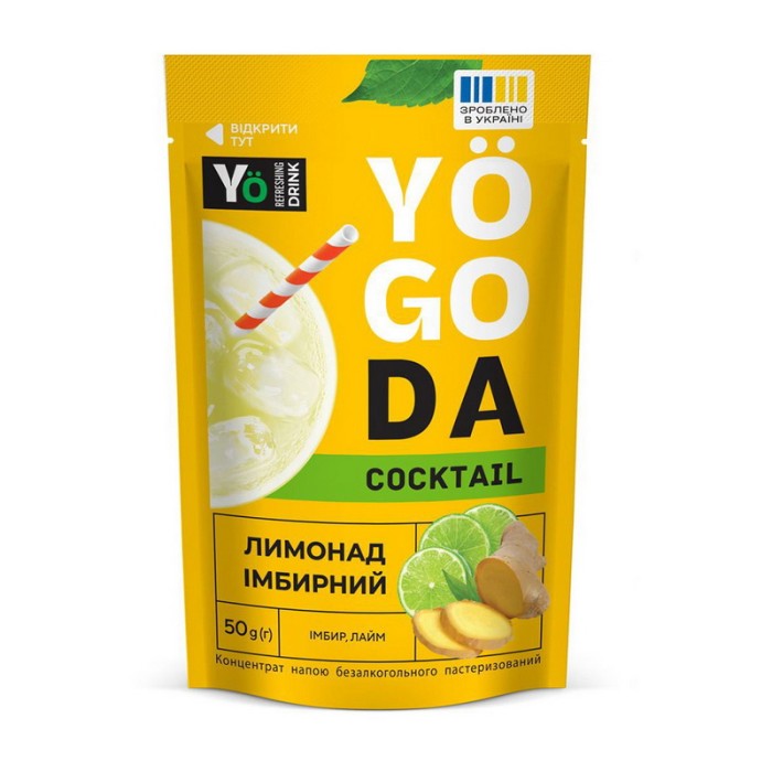 Yogoda Yogoda Коктейль (50 g, имбирь, лайм)