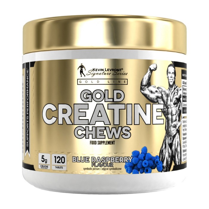 Kevin Levrone Gold Creatine Chews (120 таблеток, синяя малина)