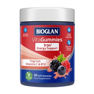 Bioglan VitaGummies Iron (30 м’яких жувальних цукерок, мікс ягід)