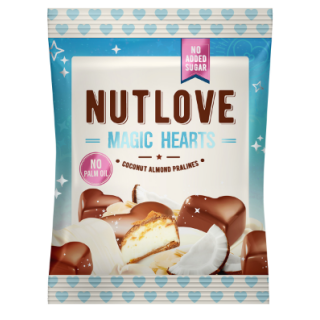 Nut Love Magic Hearts - 100 г кокосово-миндальных конфет